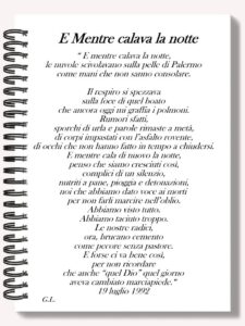 E mentre calava la notte