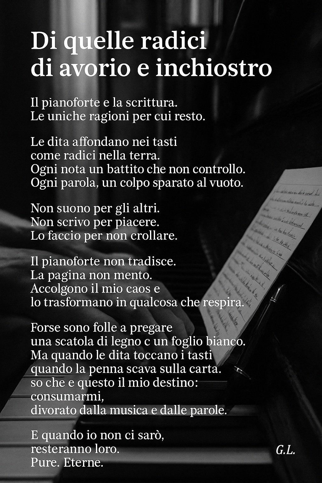Al momento stai visualizzando Di quelle radici di avorio e scrittura